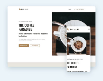 Coffee Paradise Example