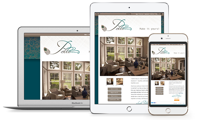 Ipad and Iphone with examples of mobile websites